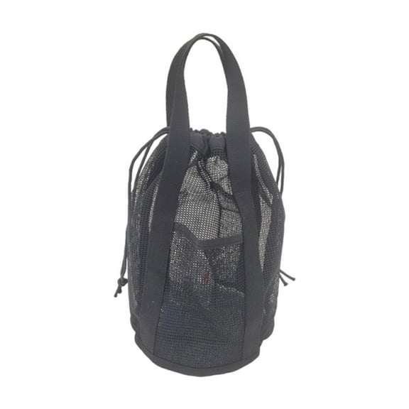 Kuntesetty Mesh Shower Caddy Tote Bag Basket Portable for Accessories Camping Women/Men Black