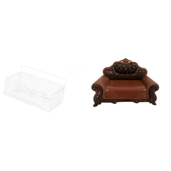 Kuntesetty Miniature Sofa Couch Single Chair Model DIY Accessory Furniture Room for Micro Landscape Gift Decorations for Miniature Landscape