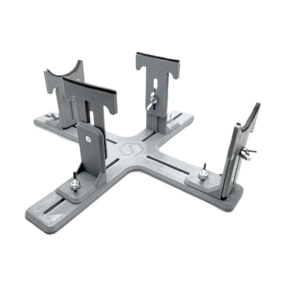 Kuntesetty Model Display Making Painting Tool Model Plane Accessories Easy to Use Gray Stand