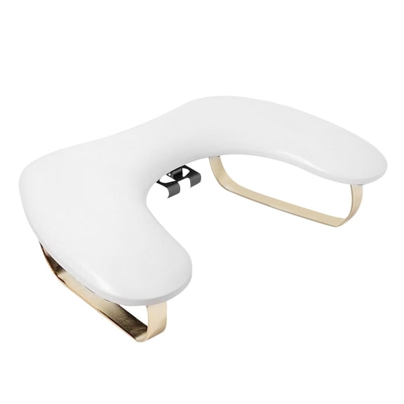 Kuntesetty Nail Art Hand Pillow with Phone Mount Manicure Table Mat Salon Tool for Home White