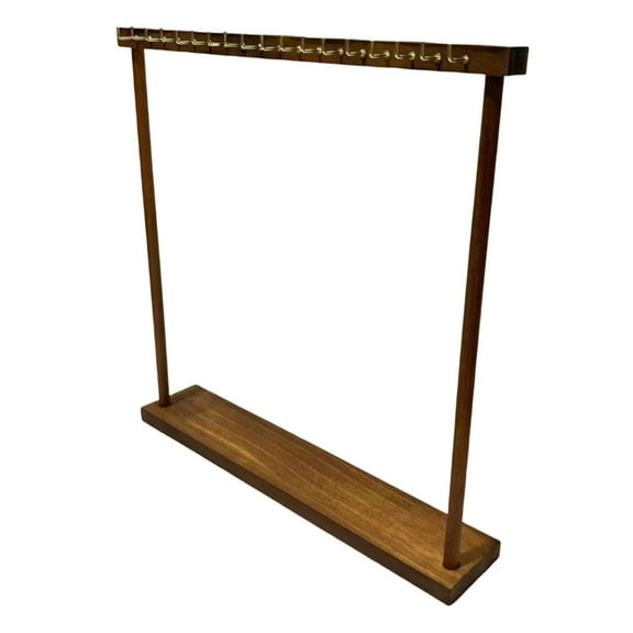Kuntesetty Necklace Display Holder DIY Assembly Hanging Hooks for Home Tabletop Dresser 18 Hooks