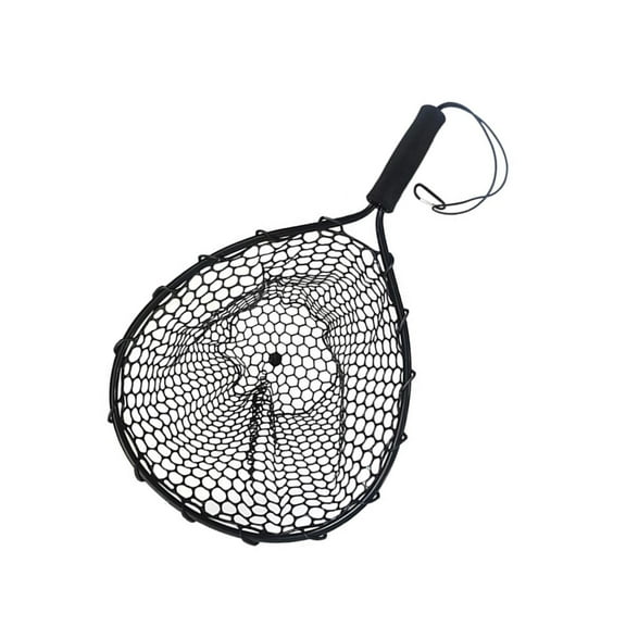 Kuntesetty Net Aluminium Alloy Frame Comfortable Handle Catching Tool for Outdoor Black