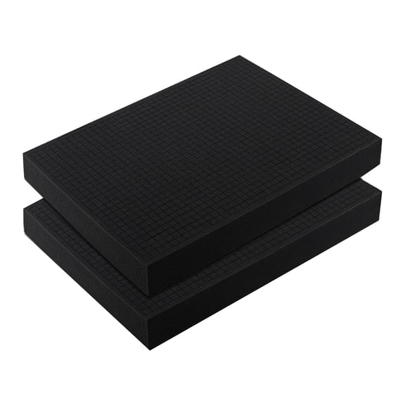 Kuntesetty Pick and Pluck Sheets Sponge Liner Soft Versatile Packing Pads Apart Insert Pads for Transporting Hard Cover Case Lens Camera 40cmx30cm