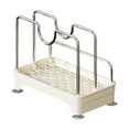 thumbnail image 1 of Kuntesetty Pot Lid Organizer,Pots Pans Organizer for Cabinet,Stainless Steel Holder Rack for Pots and Pans,Cutting Boards Baking Sheets white silvery, 1 of 9