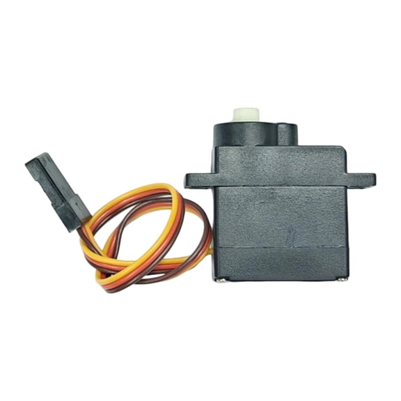 Kuntesetty RC Servo Compact Professional Lightweight Black Gear Steering Servo for 1:18 Cable Length 5 cm