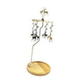 thumbnail image 1 of Kuntesetty Rotary Candle Holder Centerpiece with Tray for Thanksgiving Home Dining Room Snowflake Deer, 1 of 9