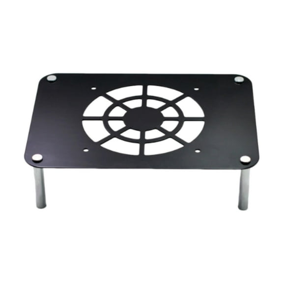 Kuntesetty Routers Cooling Base Heat Dissipation Rack Practical Multifunction Silent Black