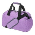 thumbnail image 1 of Kuntesetty Small Gym Bag Storage for Women Men Carry on Bag for Fitness Travel Exercise Light Purple, 1 of 9