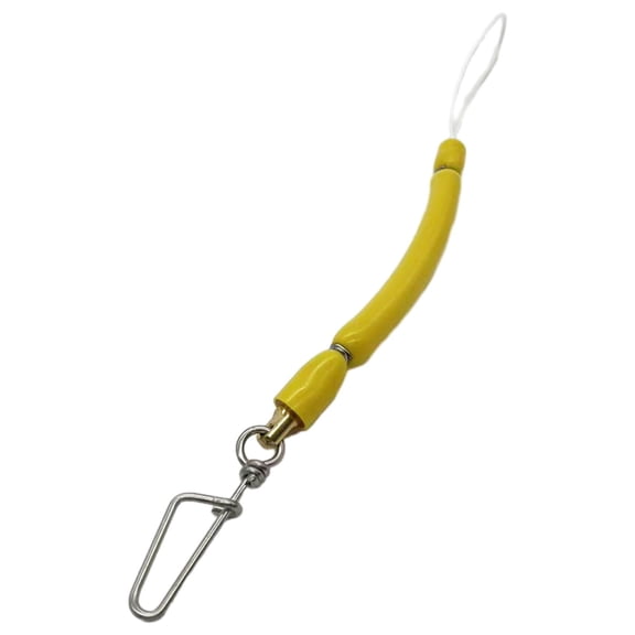 Kuntesetty Spearfishing Shock Absorbent Cord 11inch Long for Float Line and Buoy Yellow Style B