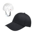thumbnail image 1 of Kuntesetty Sports Bump Hat Baseball Bump Hat with Cap Insert Shockproof Summer Hard Cap for black, 1 of 9