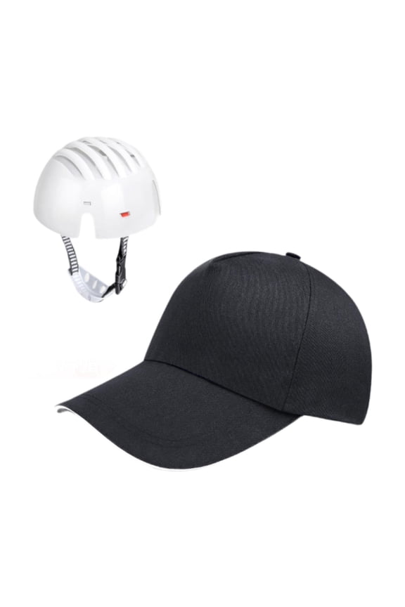Sports Bump Hat Baseball Bump Hat with Cap Insert Shockproof Summer Hard Cap for black