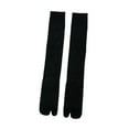 thumbnail image 1 of Kuntesetty Summer Tabi Socks Breathable Extended Calf Socks for Women Comfortable Black, 1 of 9