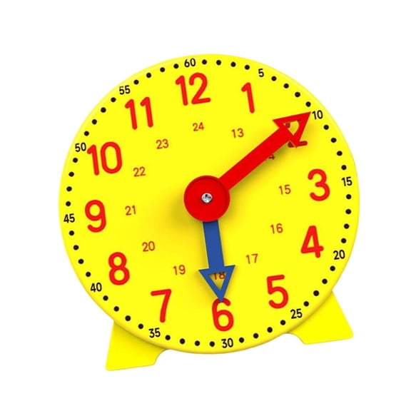 Kuntesetty Teaching Clock Analog Clock Life Skills Training Games for to 3rd Grade Kids 24Hrs