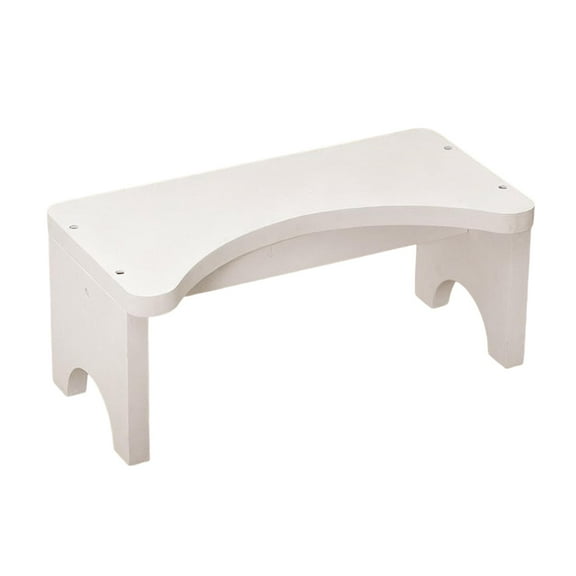 Kuntesetty Toilet Stool Assistance Footrest Bathroom Step Stool for Adults Elderly Kids White