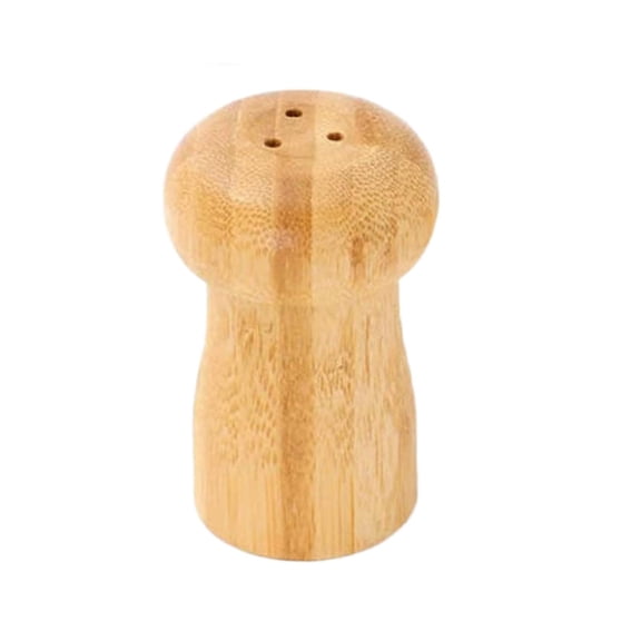 Kuntesetty Toothpick Holder Dispenser Cute Mushroom Sturdy Wood for Restaurant Bar Cafe single
