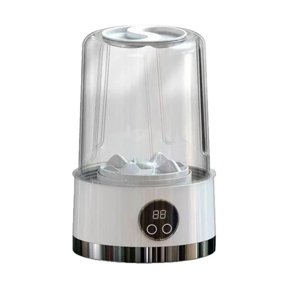 Kuntesetty Underwear Washer Baby Clothes Portable Mini Washing Machine for Drom Camping White