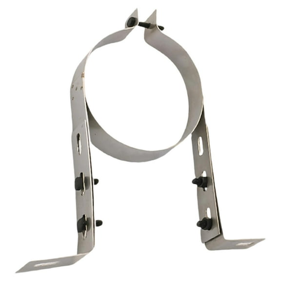 Kuntesetty Vent Wall Strap Chimney Tube Bracket Adjustable Easy to Install Sturdy Stainless Steel Wall Support Bracket Stove Tube Hanger Diameter 16cm