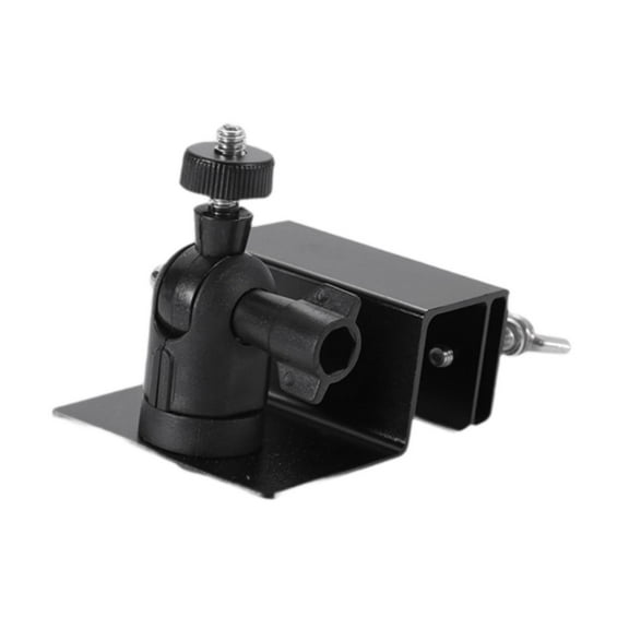 Kuntesetty Weatherproof Gutter Mount Bracket Adjustable Flexible Bracket Rotatable Aluminum Black