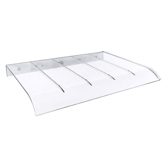 Kuntesetty Window Awning PC Exterior Front Door Awning for Roof Front Back 40x40cm LxW