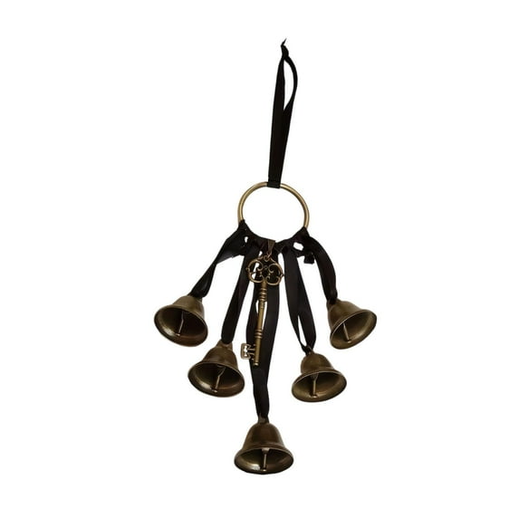 Kuntesetty Witch Bells for Door Knob Bell String Hanging Witch Bell for Wall Home House Bronze