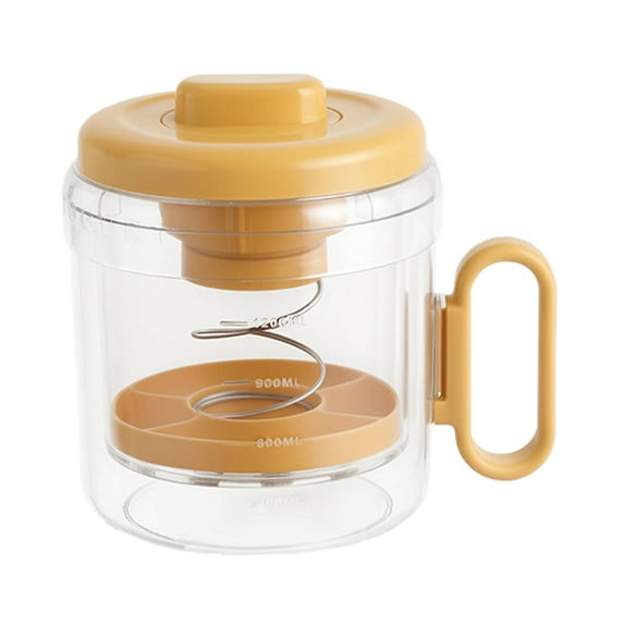 Kuntesetty Yogurt Strainer Quick Yoghurt Maker for Soup Thick Greek Yogurt Soybean Milk Orange