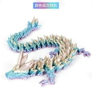 Kunto Easter Basket Stufers, Dragon (12inch), Laser Purple, Decorative Easter Egg fillers Easter Gifts for Boys Kids,Dragon Fidget Desk Toys Dragon Fidget Toys