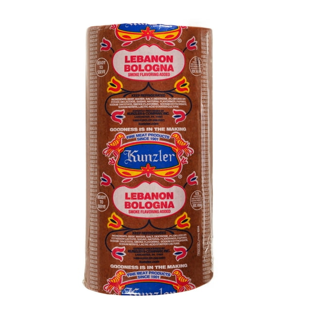 Kunzler Lebanon Bologna, Beef, Naturally Hardwood Smoked with Mild