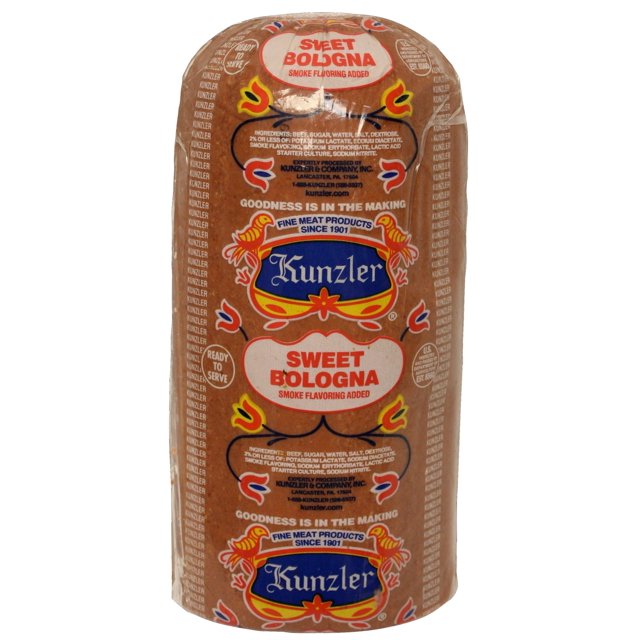 Kunzler Sweet Lebanon Bologna, Beef, Naturally Hardwood Smoked with