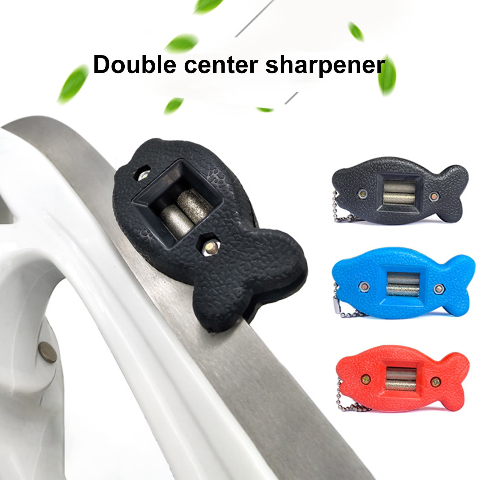 Kuorak Blade Sharpener Handheld Diamond Hockey Ice Skate Sharpener Sharpening Tools for Figure