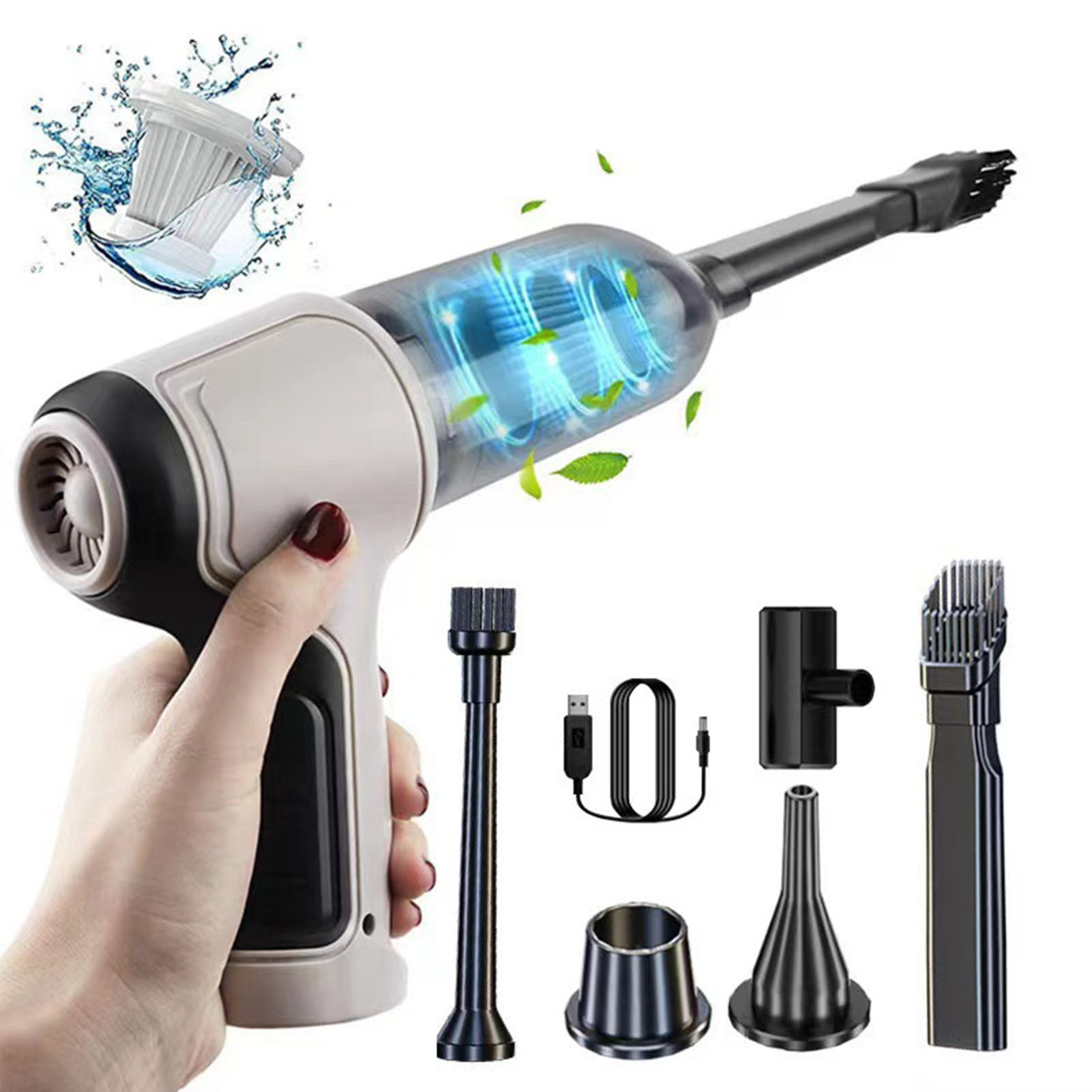 Kuorak Electric Air Duster Car Vacuum Cleaner High Power 5000Pa Strong