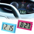 Kuorak Electronic Clock Selfadhesive Mini LCD Display Large Screen