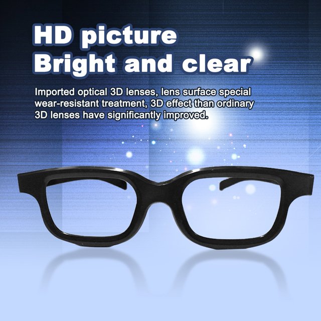 Kuorak G98 3D Glasses Reusable Fine Workmanship Highdefinition Image