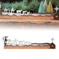 Kuorak Nativity Advent Calendar Wooden Nativity Scene Countdown