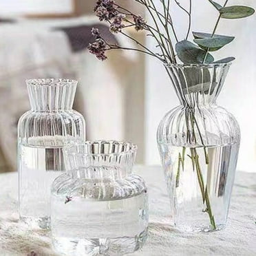 Kuorak Simple Design Vase Versatile Home Decor Flower Vase Decorative Transparent Vase for Wedding