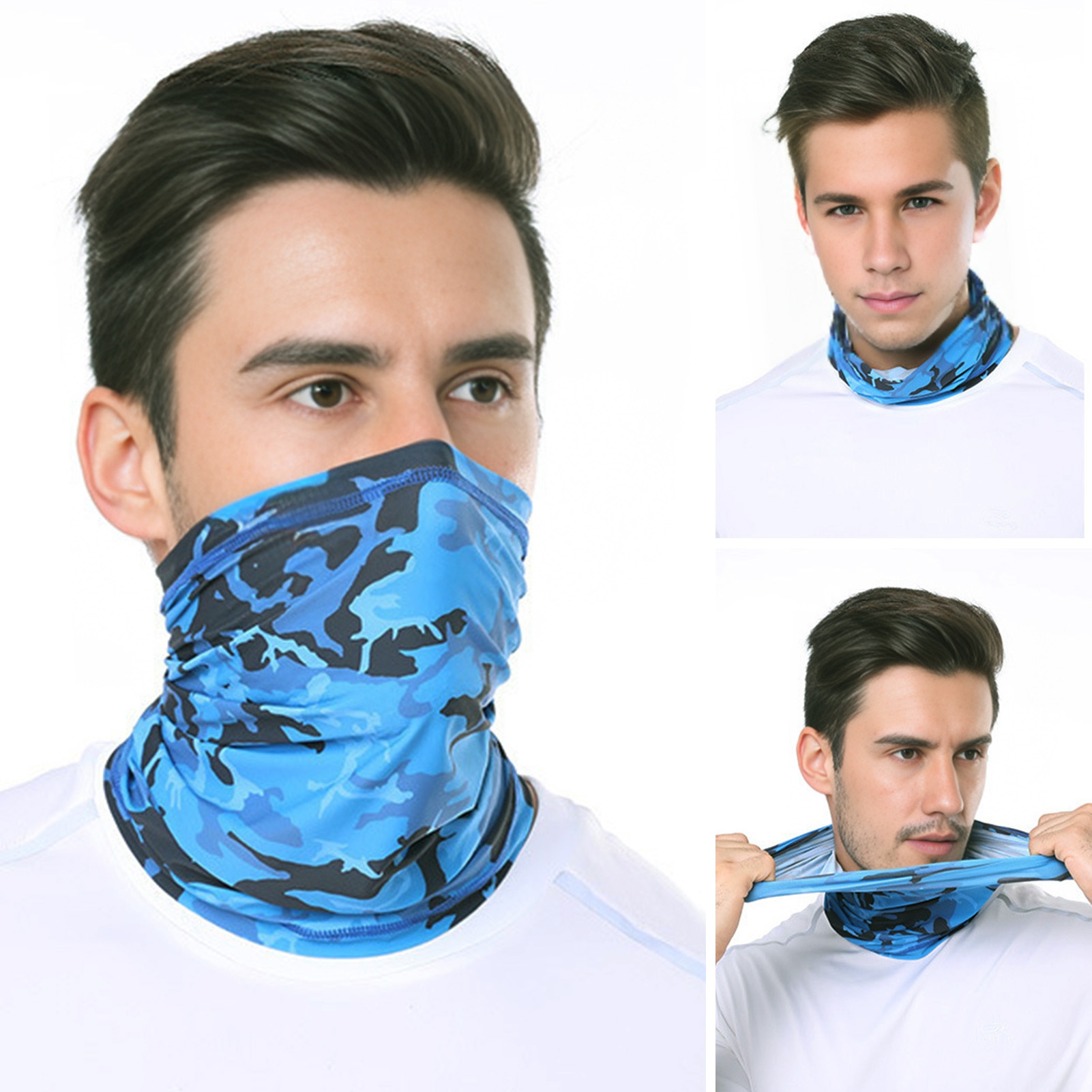 Kuorak Sun Protection Face Guard Neck Gaiter Breathable Friendly to