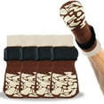 thumbnail image 1 of Kuoser Non-Slip Dog Socks for Hardwood Floors & Hot Pavement, Adjustable Pet Socks to Stop Licking and Slipping, Brown, L, 1 of 8