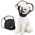 thumbnail image 1 of Kuoser Dog Cone Collar, Soft Adjustable Elizabethan Recovery Cone for Dog, Black, S, 1 of 8