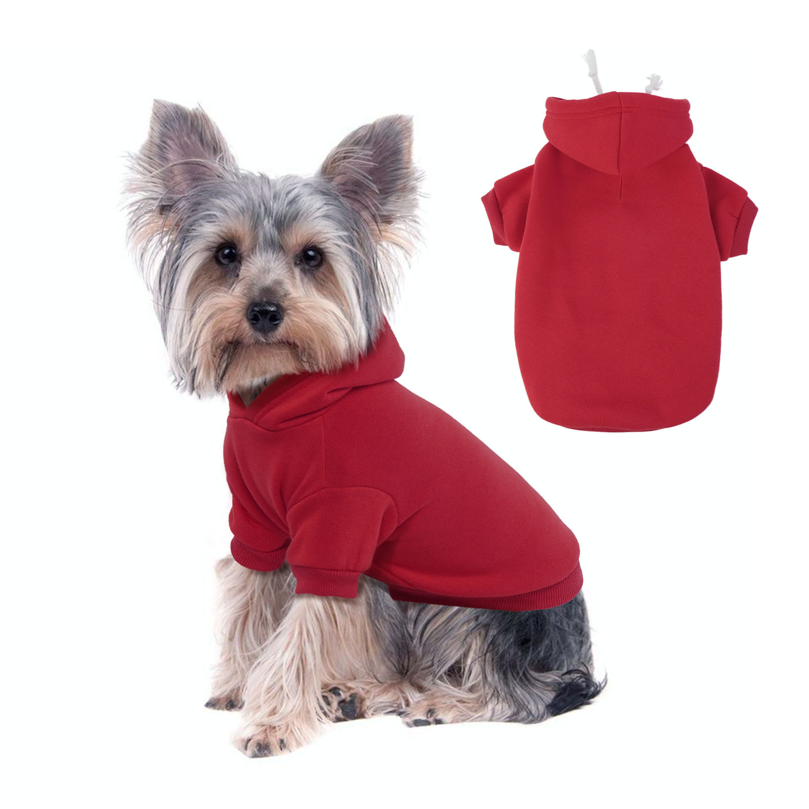 Dog Hoodie Sweatshirt Sweater for Extra Small Dogs Cat Puppy Clothes