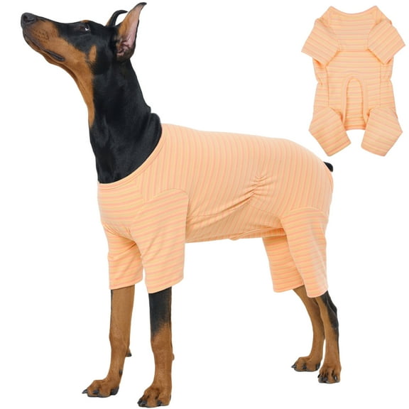 Kuoser Dog Pajamas Breathable Pet Jumpsuit Soft Onesies for Dogs, XXXL