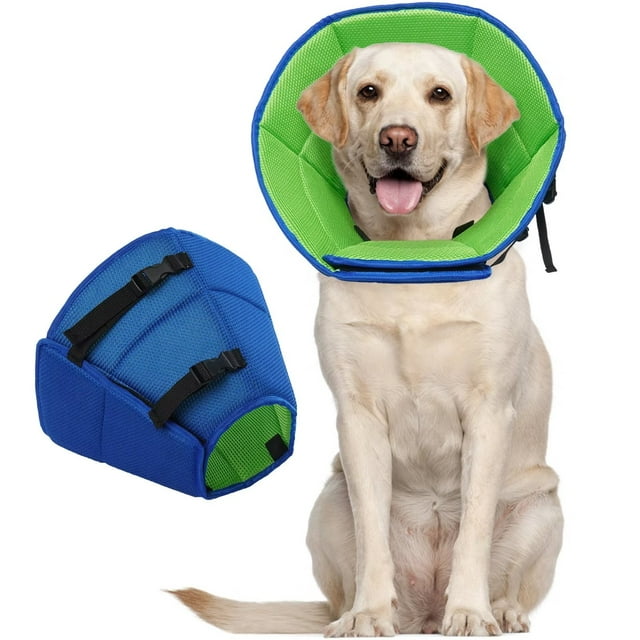 Kuoser Soft Dog Cone Collar After Surgery, Adjustable Dog Recovery Cone Collar, Elizabethan