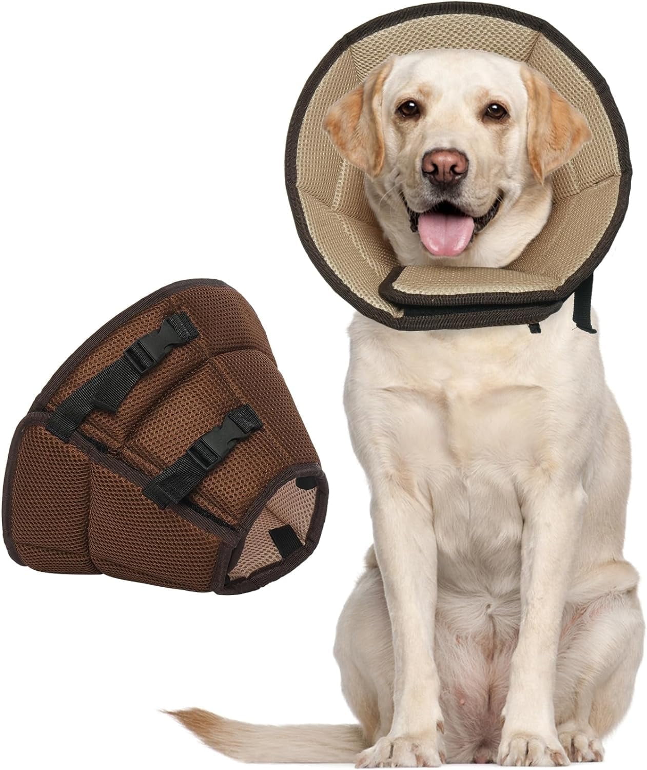 Kuoser Protective Cone for Dogs Adjustable, Breathable Medical
