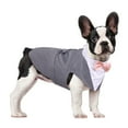 thumbnail image 1 of Kuoser Suit for Dogs, Dog Tuxedo Formal Suit and Bandanna Set, Wedding Suit for Dogs, Gray, S, 1 of 9