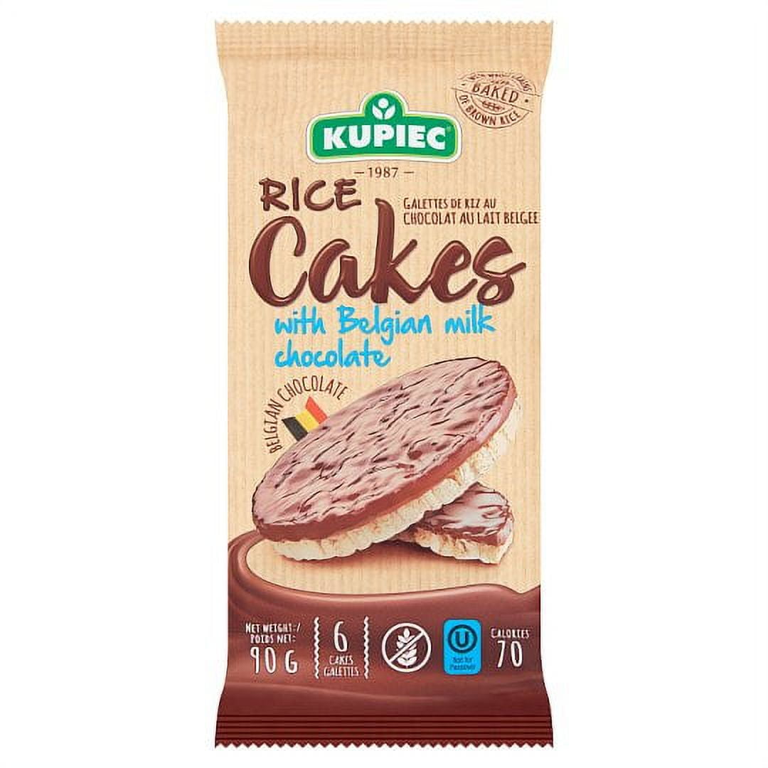 Kupiec Rice Cakes with Belgian Milk Chocolate 90g