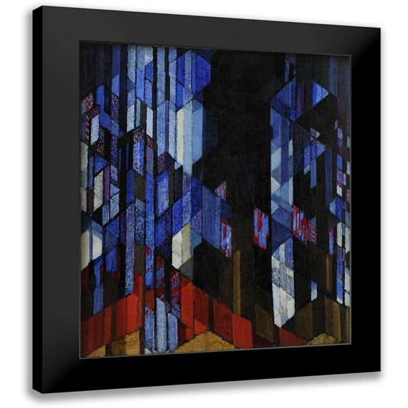 Kupka, Frantisek 20x23 Black Modern Framed Museum Art Print Titled - The Cathedral