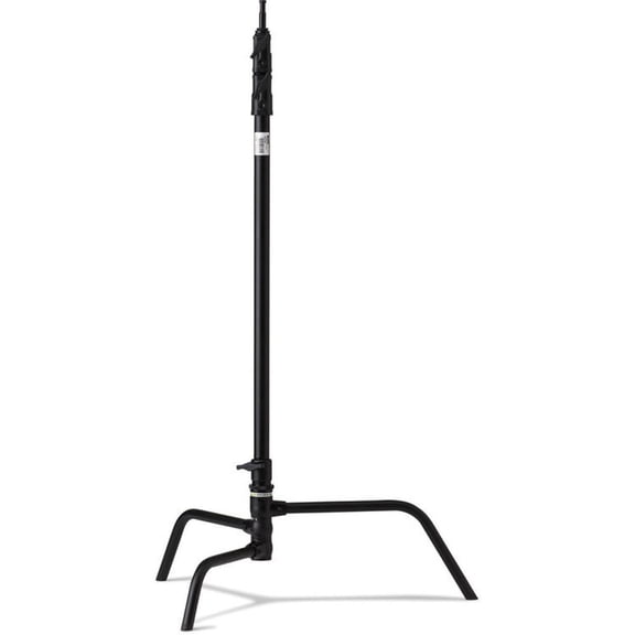 Kupo 40" Master Raiser C-Stand with Turtle Base, 117" Maximum Extension, 22lbs Load Capacity, Black
