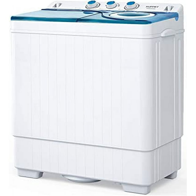 Kuppet Compact Twin Tub Portable Mini Washing Machine 26lbs Capacity