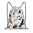 thumbnail image 1 of Kuqiui Animal Bird Print Drawstring Backpack Drawstring Bags,Draw String Back Bag Drawstring Bags for Sports,Gym,Travel,Swimming,Beach, 1 of 8