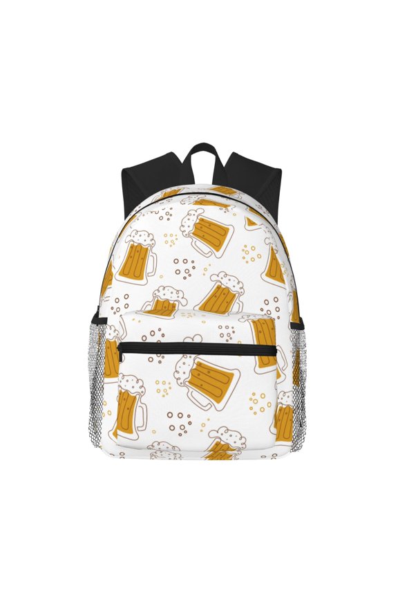 Backpack for Men and Women Durable Lightweight Travel Backpack with Laptop Compartment, School & Work Daypack-Beer