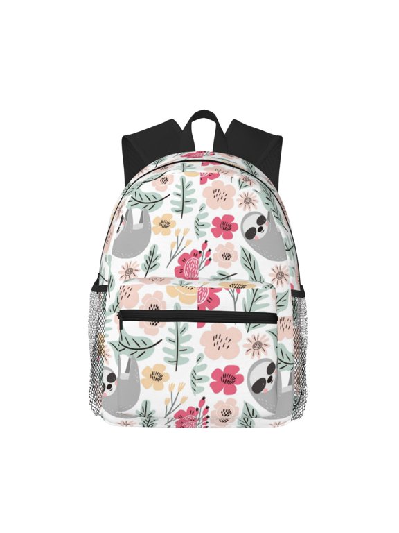 Backpack for Men and Women Durable Lightweight Travel Backpack with Laptop Compartment, School & Work Daypack-Cute Cartoon Sloth