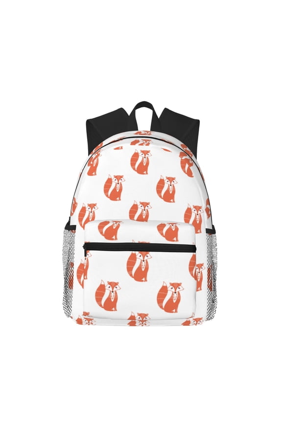Backpack for Men and Women Durable Lightweight Travel Backpack with Laptop Compartment, School & Work Daypack-Orange Fox
